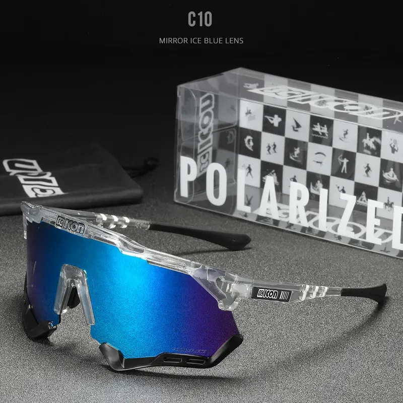 AEROSHADE XL Polarized Cycling Sunglasses Men Women Brand Scicon Sports UV400 Outdoor Goggles TR90 Bicycle Glasses 220525