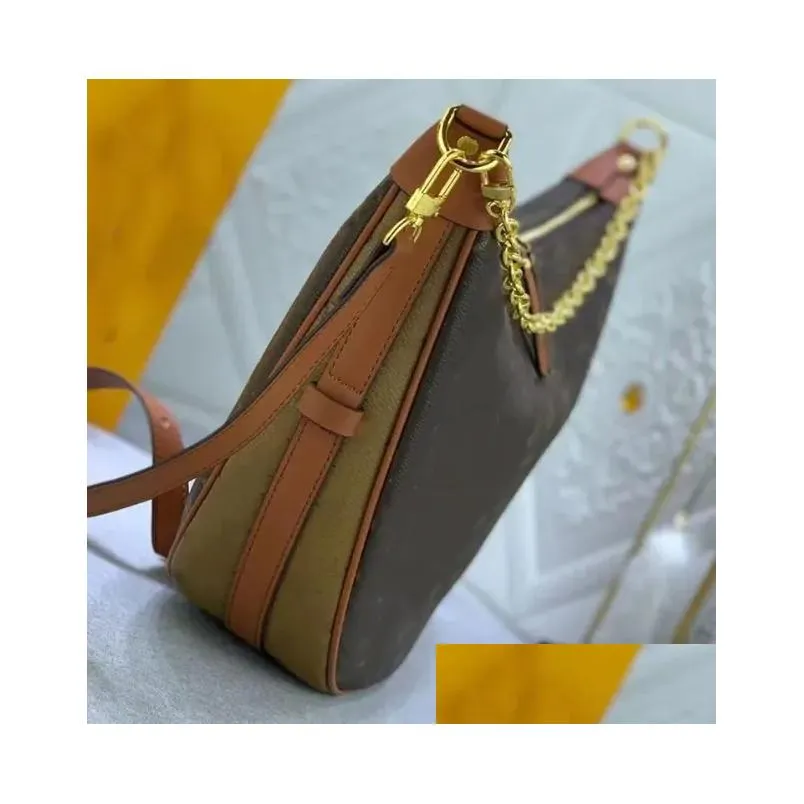 Evening Bags Designer Loop Hobo Bag Shoder Underarm Half Moon Luxury Handbag Purse Pouch Crossbody Drop Delivery Lage Accessories Dhudy