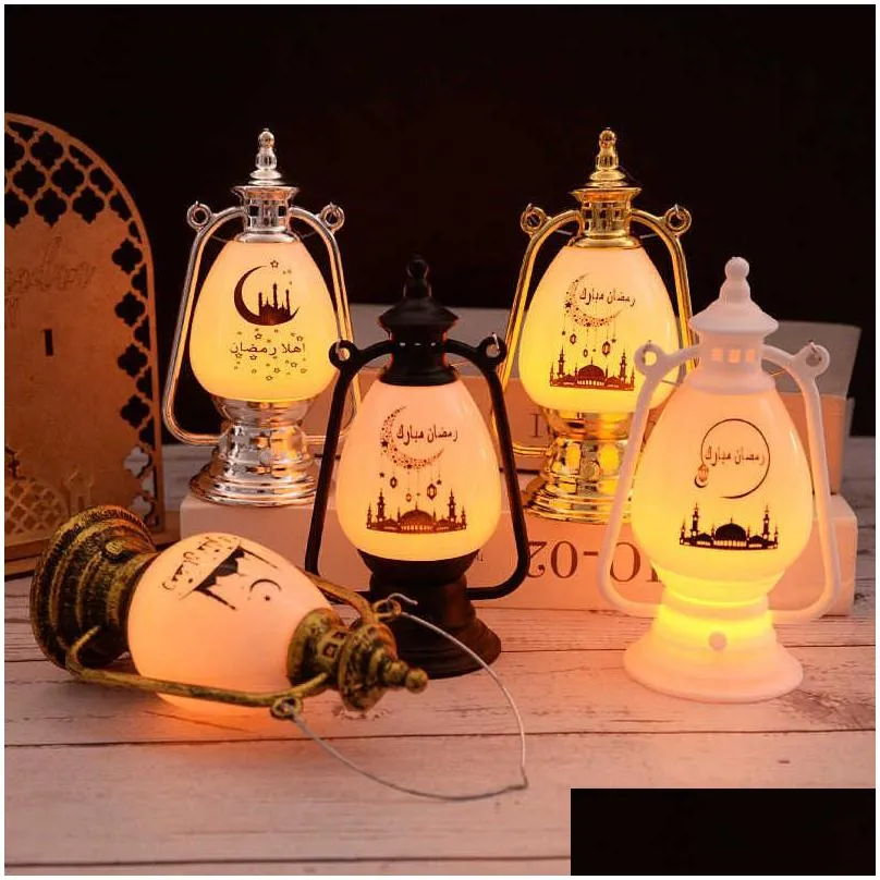 new eid mubarak led wind light lanterns ramadan kareem decoration for home 2023 islamic muslim party supplies ramadan mubarak gifts