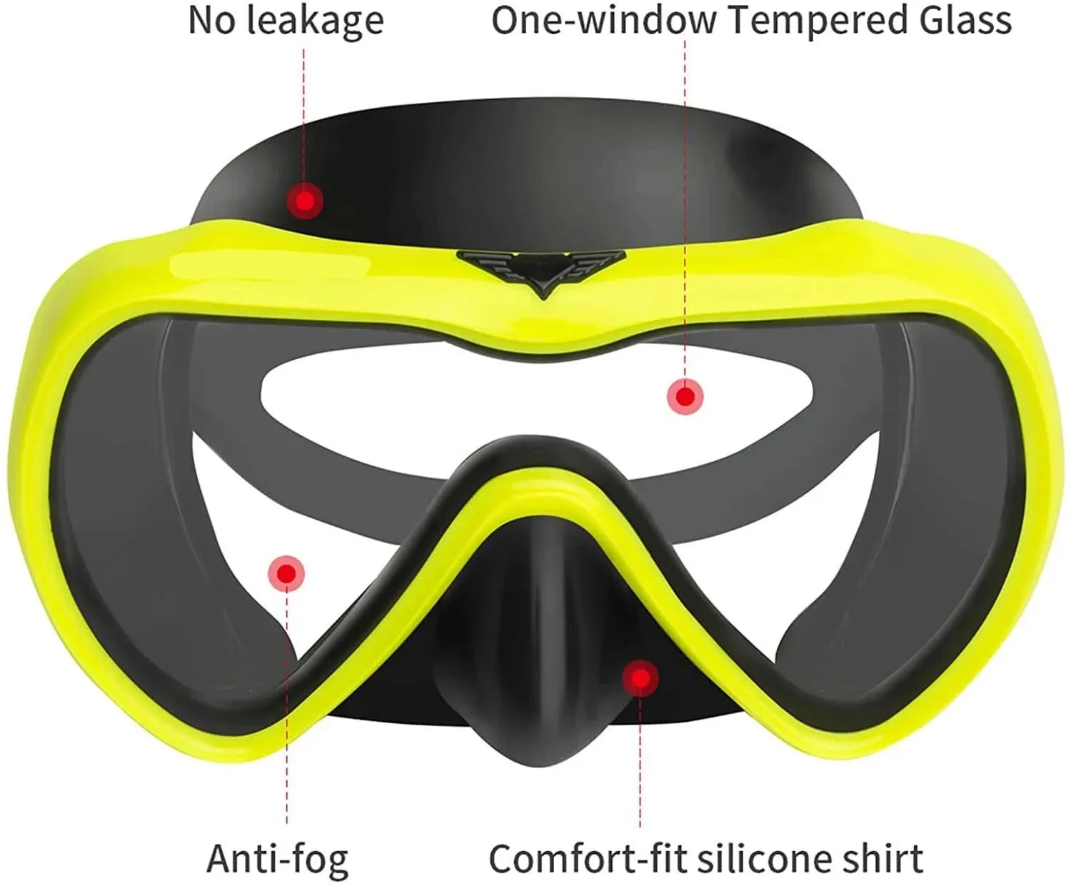 Professional Scuba Diving Mask and Snorkels AntiFog Goggles Glasses Swimming Easy Breath Tube Equipment 240407