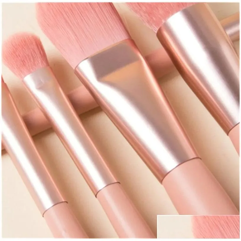 Makeup Brushes 13Pcs Soft Fluffy Set For Cosmetics Foundation B Powder Eyeshadow Kabuki Blending Brush Beauty Tool C1 Drop Delivery Otiwx