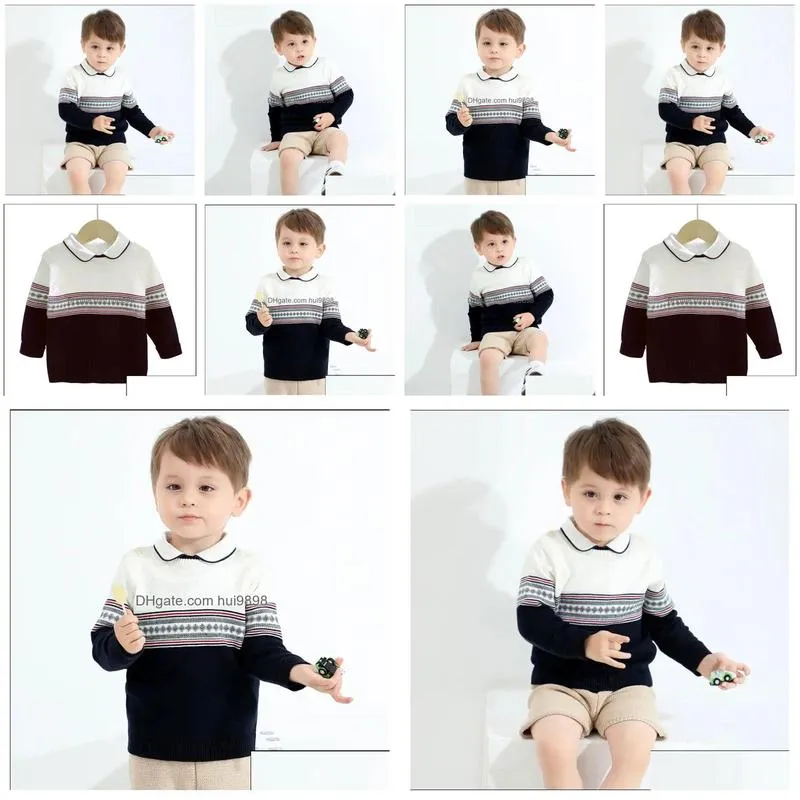 spring baby turtleneck sweater children clothing tops 1 to 7 year boys girls knitted pullover toddler sweater kids sweater