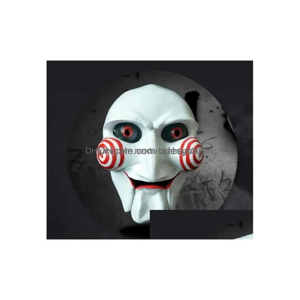 Party Masks Chainsaw Mask Horror Halloween Face Killer Saw Theme Trickery Resin Wl1067 Drop Delivery 202 Home Garden Festive Supplies Dh5Wl