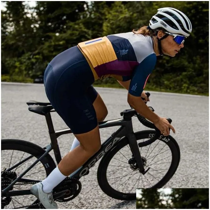 2022 maap summer women short seve cycling jersey bicyc team breathab quick dry shirts bike wear stitching color clothing aa230524