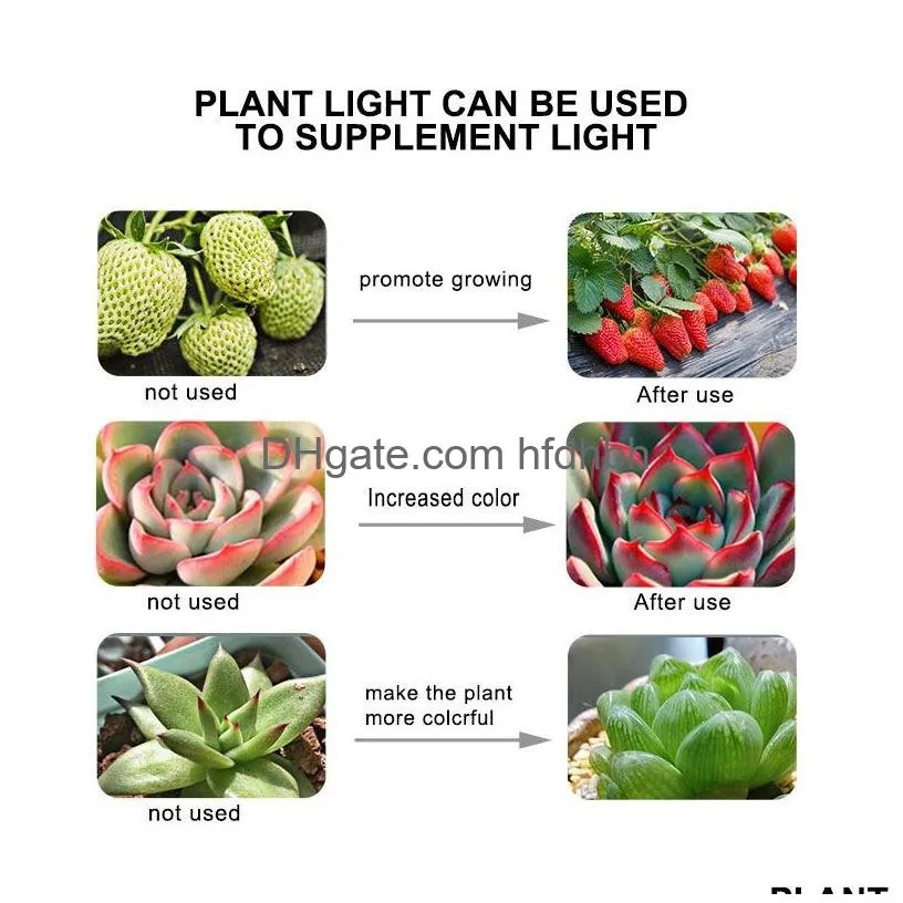full spectrum e27 220v led plant grow light bulb fitolampy phyto lamp for indoor garden plants flower hydroponics grow tent box