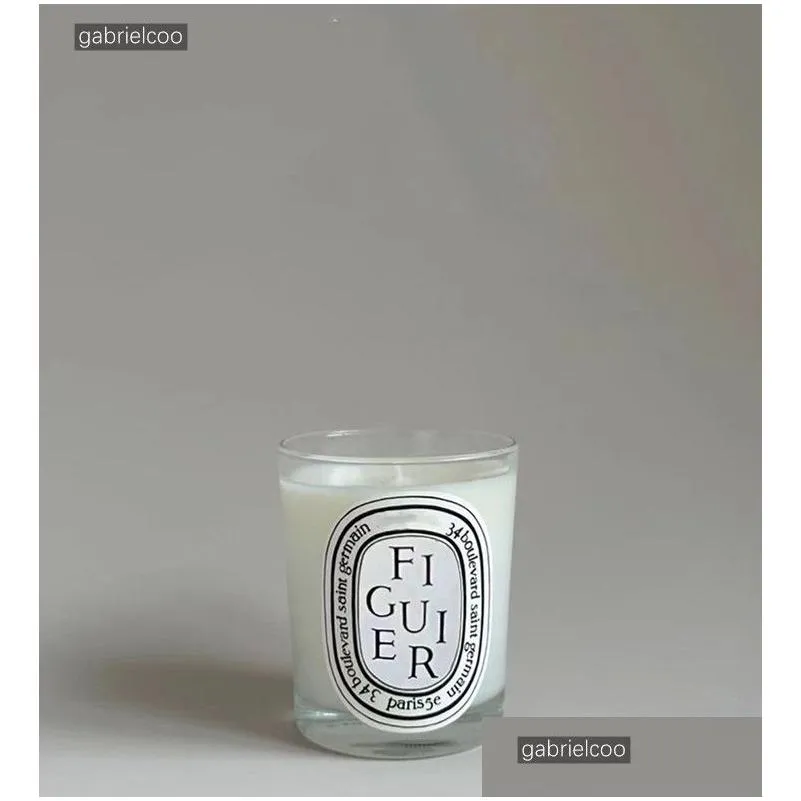 Designer Aromatherapy Candle White Pure Natural Plant Essential Oil Smokeless Fragrance Hand Gift 190G French Scented Candle Including