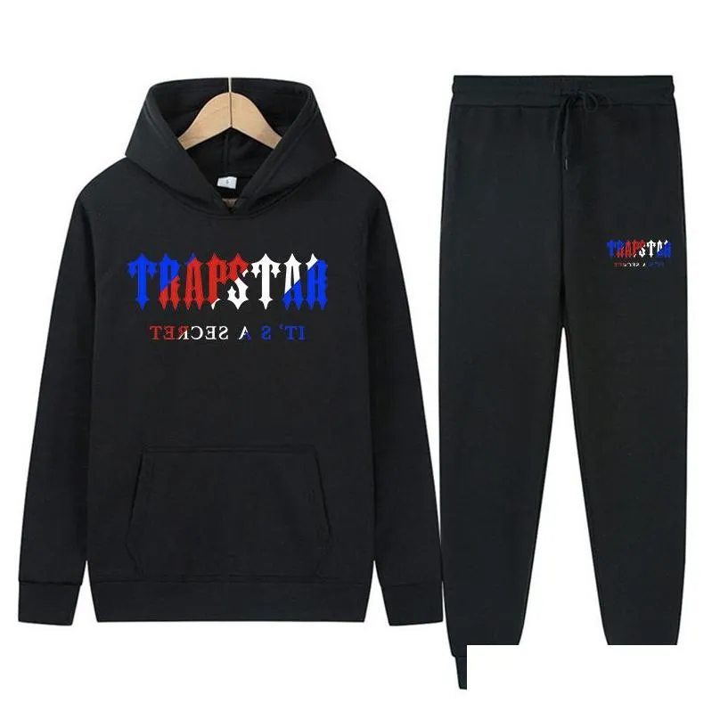 Designer Tracksuit TRAPSTAR Brand Printed Autumn Winter Sportswear pullover Hoodies Casual Mens Clothing Outdoor Running Basketball
