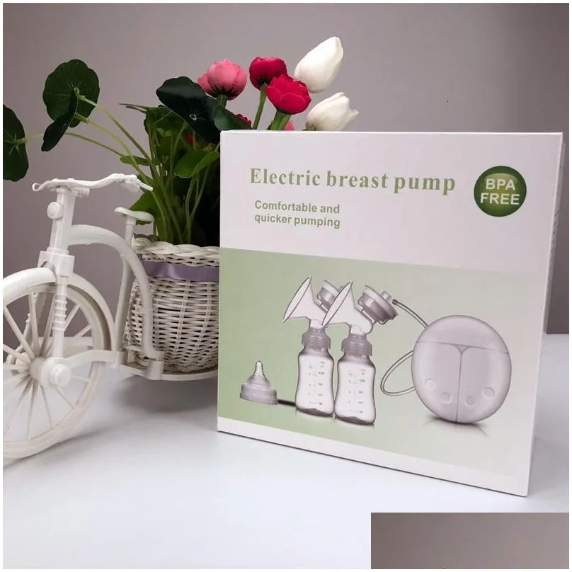 Breastpumps Pump Bilateral Milk Baby Bottle Postnatal Supplies Electric ctor s USB Powered Feed 230105