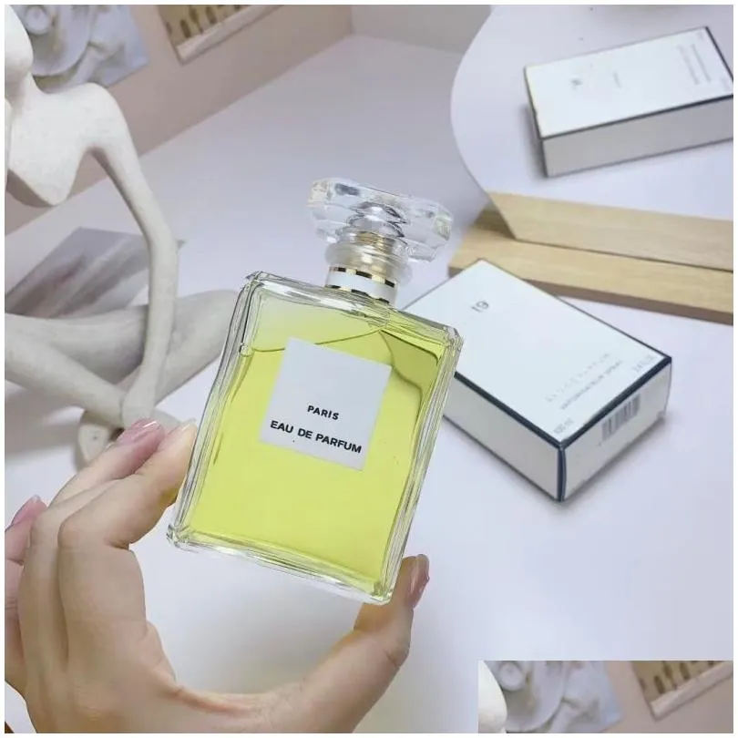 Sales Fragrance Perfume for Women Lady Girls no 19 100ml Parfum Spray Charming Cologne Eau De Parfum Highest Version Long Lasting Luxuries Designer Glass