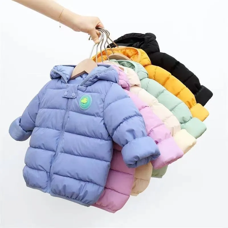 Baby Designer Clothes Winter Infant Down Coat Kids Girls Boys Winter Warm Jacket Sleeveless Hooded Outwear High Quality Kids Clothing