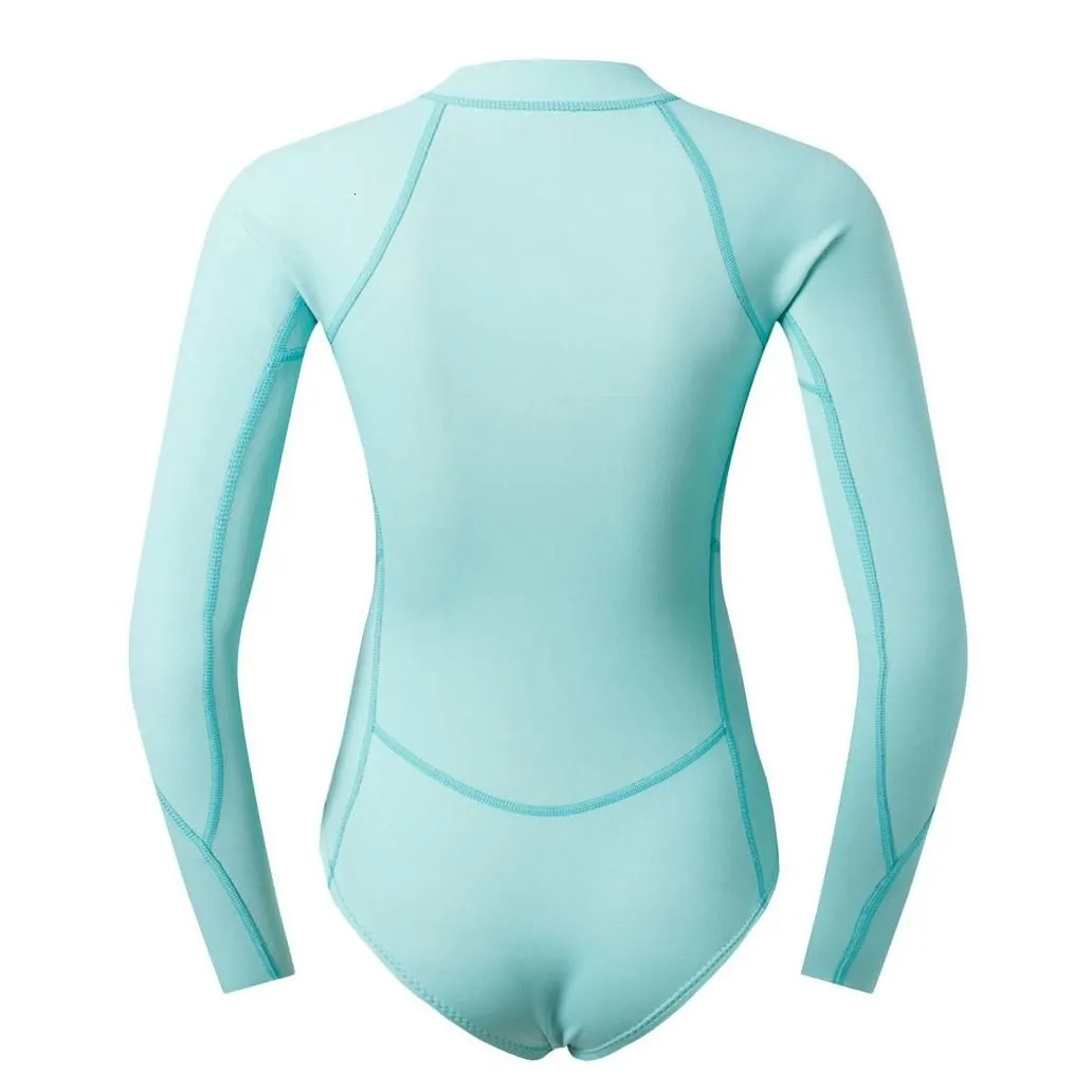 Wetsuits Drysuits 2Mm Neoprene Wetsuit Women Long Sleeve Scuba Diving Wet Suit Swimsuit Rash Guard 230320 Drop Delivery Sports Outdoor