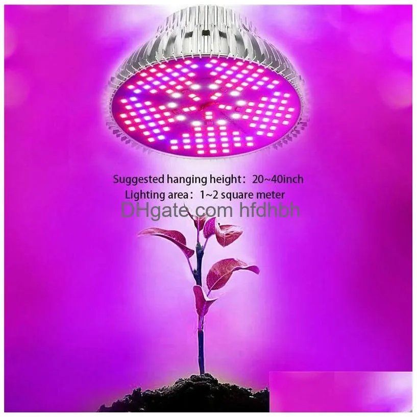 e27 led grow light 6w 10w 30w 50w 80w full spectrum leds lights 85-265v led bulbs for indoor garden plants flower