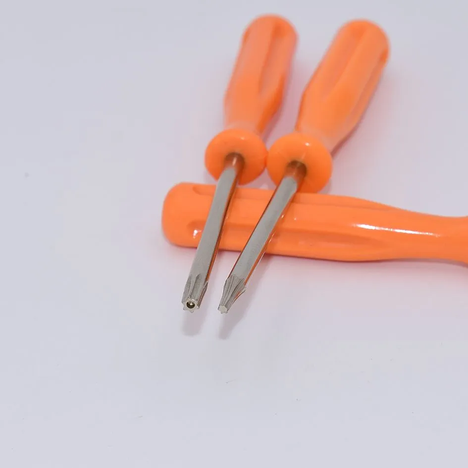 3 in 1 Orange T6 T8 with Hole Screwdriver Set for Xbox One Controller X1 Repair 100set/ lot
