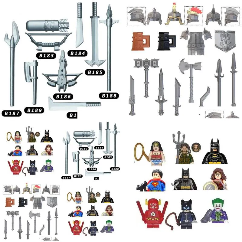 500 different Mini Movie Figures Blocks wholesale Kids building bricks Toys gift