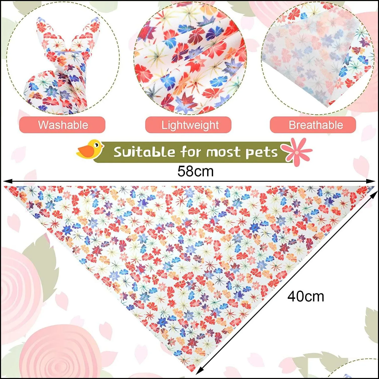 Other Dog Supplies 20 Packs Bandana Christmas Halloween Thanksgiving Valentines Day Holiday Bib Triangle Scarfs For Small Medium Dogs Dhce9