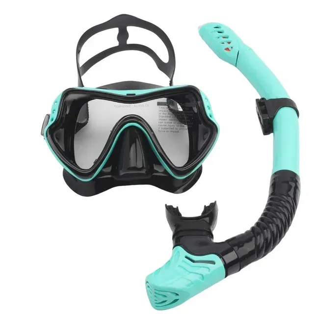 JSJM Professional Snorkel Diving Mask Snorkels Goggles Glasses Diving Goggles Swimming Tube Set Snorkel Mask Adult Unisex 240506