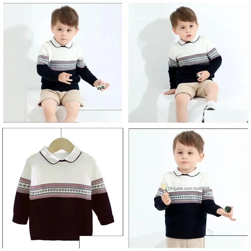 spring baby turtleneck sweater children clothing tops 1 to 7 year boys girls knitted pullover toddler sweater kids sweater