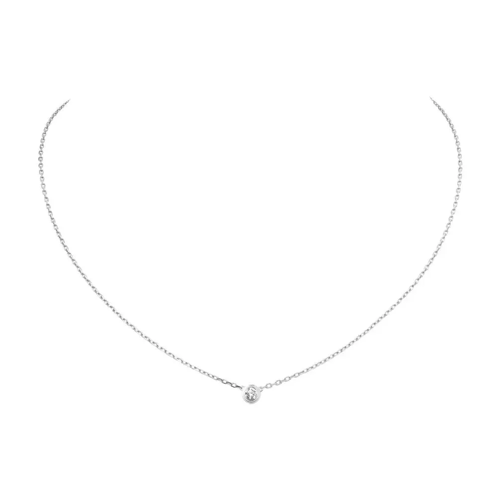 Designer Jewelry Diamants Legers Pendant Necklaces Diamond D`amour Love Necklace for Women Girls Collier Bijoux Femme Brand Jewelry