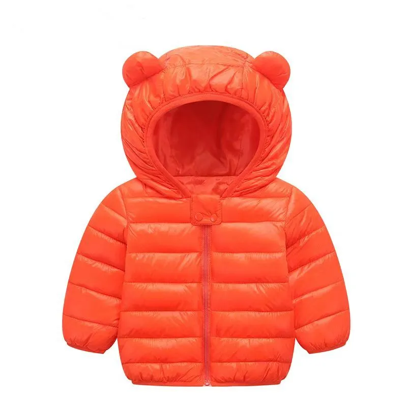 Baby Designer Clothes Winter Infant Down Coat Kids Girls Boys Winter Warm Jacket Sleeveless Hooded Outwear High Quality Kids Clothing