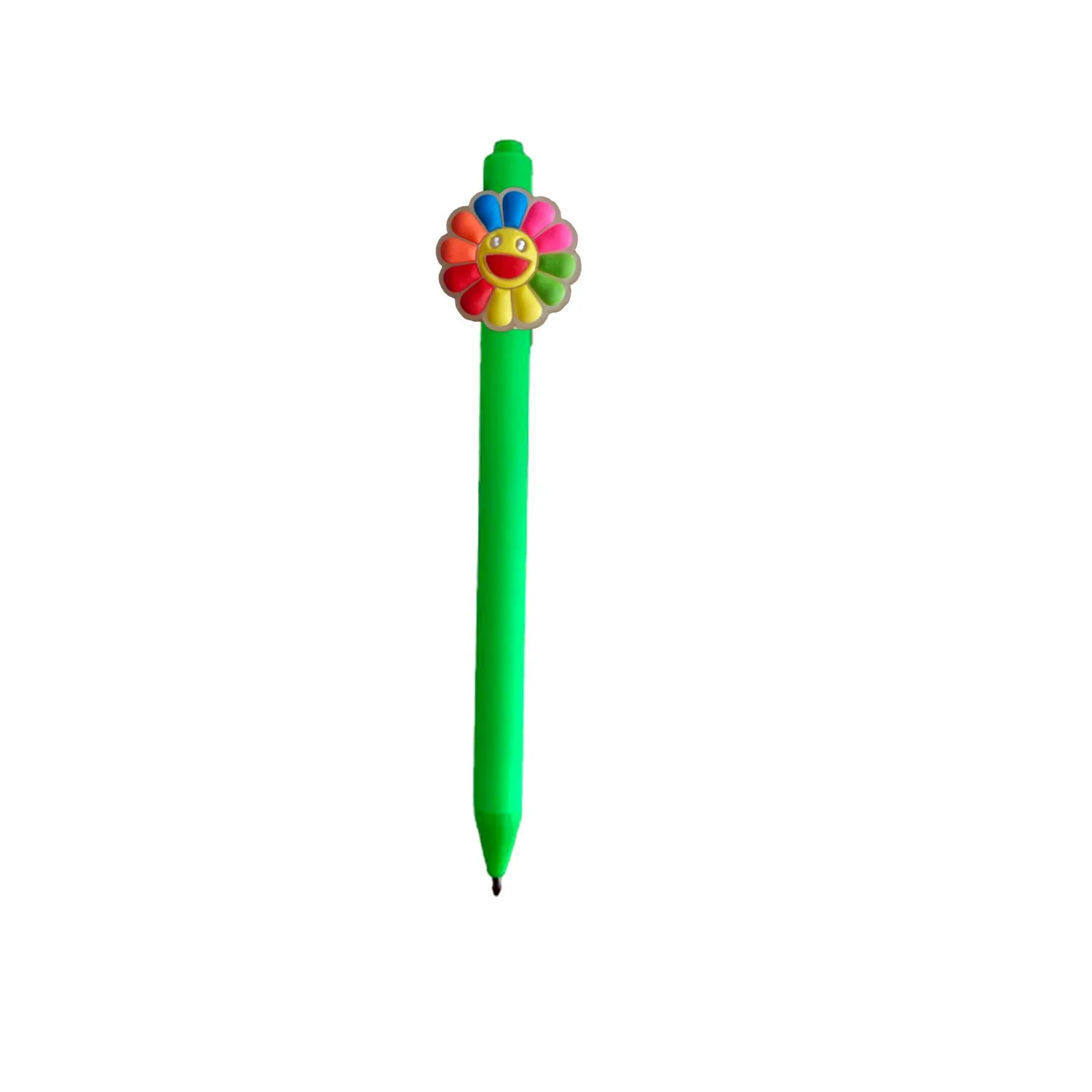 fluorescent rainbow flower cartoon ballpoint pens cute nursing for nurses school students graduation gifts multi color jumbo autograph pencil signature office accessories teacher student