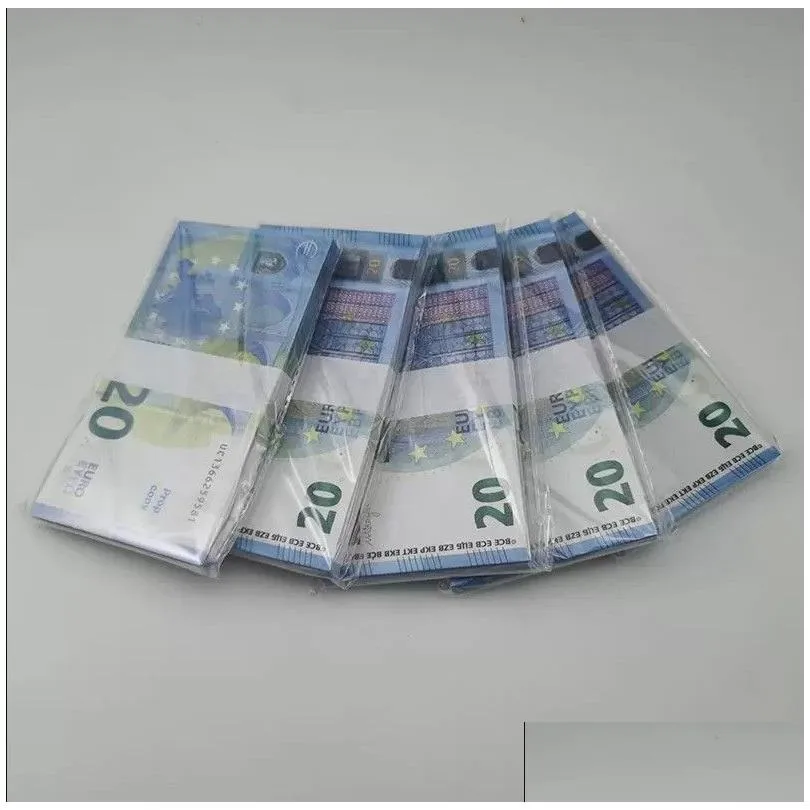 2022 Prop Money Toys Dollar Euros 10 20 50 100 200 500 commemorative fake Notes toy For Kids Christmas Gifts or Video Film 100