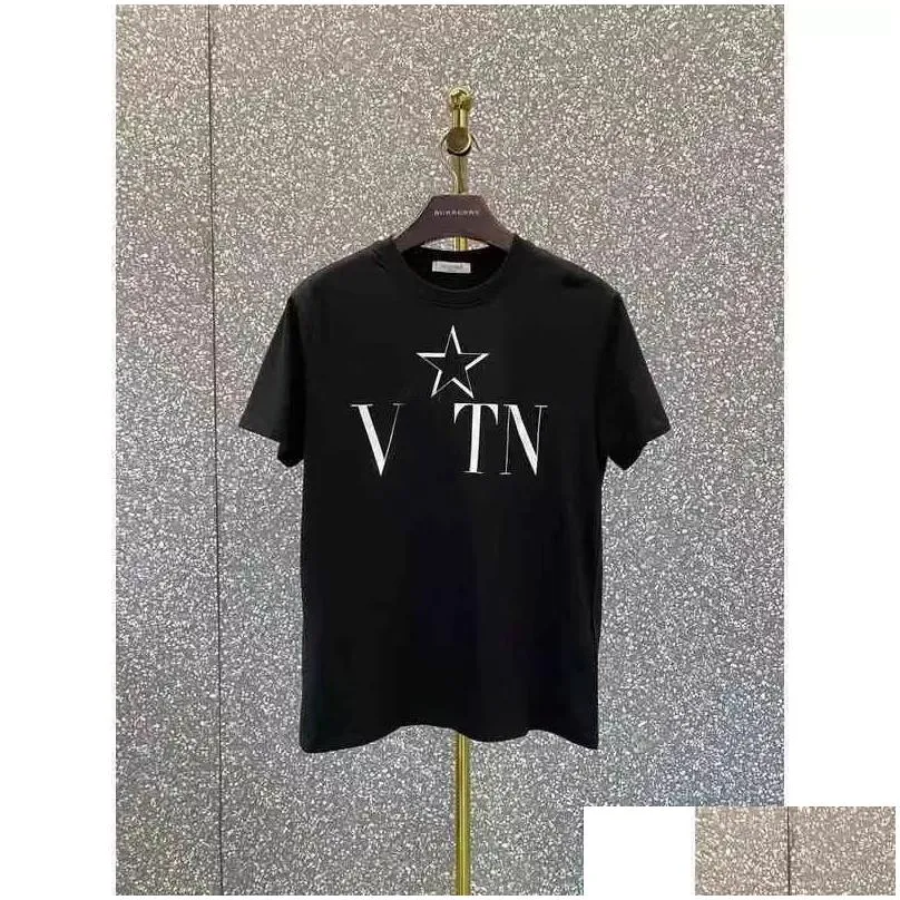 Men`S Plus Tees & Polos 2022 Summer Mens Designer T Shirt Casual Man Womens With Letters Print Short Sleeves Top Sell Luxury Men Hip Dhomi