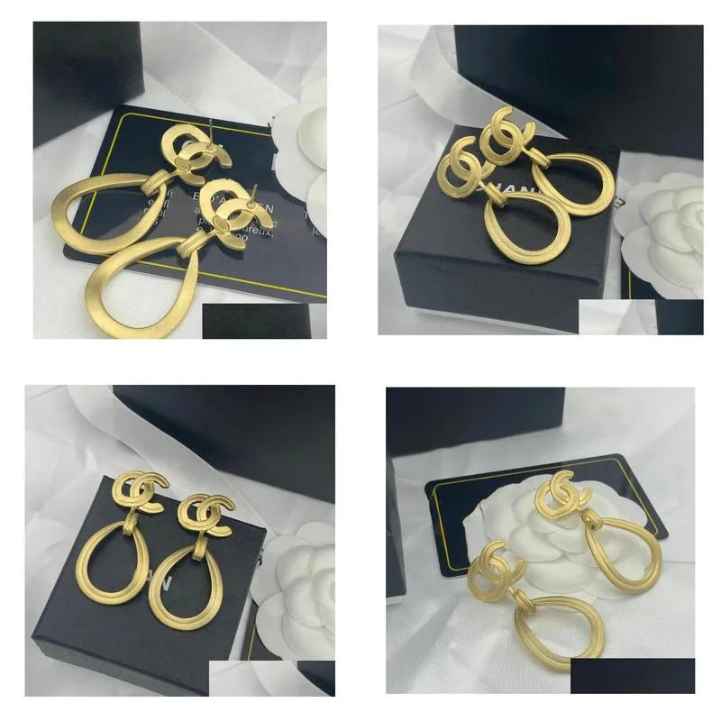 Fashion Womens Geometric Round Pearl Stud Charm Earrings Luxury Designer Brand Letter Crystal Rhinestone Earring 18K Gold Plated Women Wedding Party