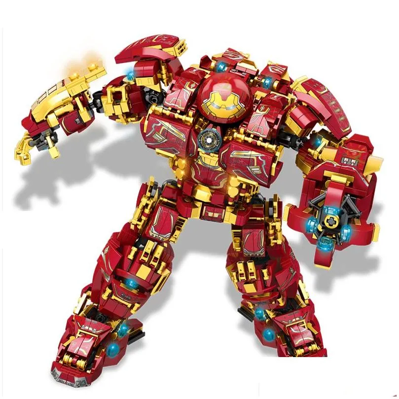 1450PCS Building Blocks City War Armor Robot Mecha Figures Bricks Toys With Instructions Showmodel Children Toys5787750 Best quality