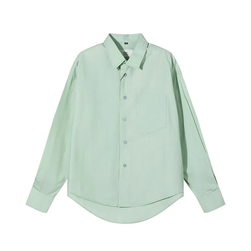 mens shirt Classic Macaron Color polo shirts Matching paris fashion Love Embroidery Oxford Fabric Couple