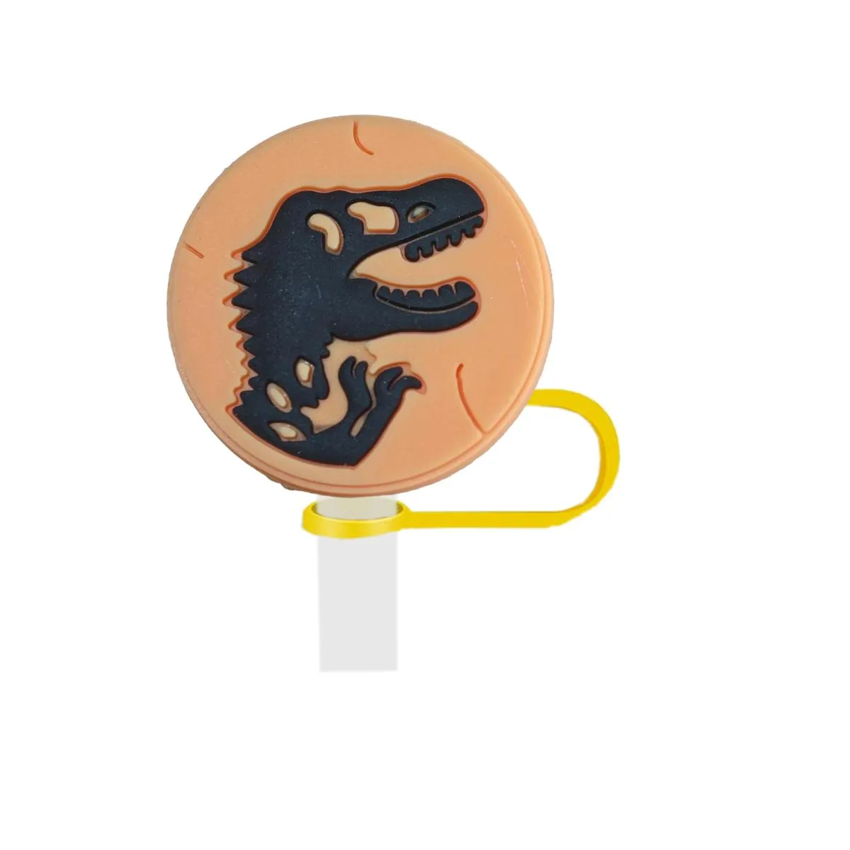 jurassic world 18 straw cover for  cups 10mm cap cup 30 oz 40 tip covers cute tips caps reusable