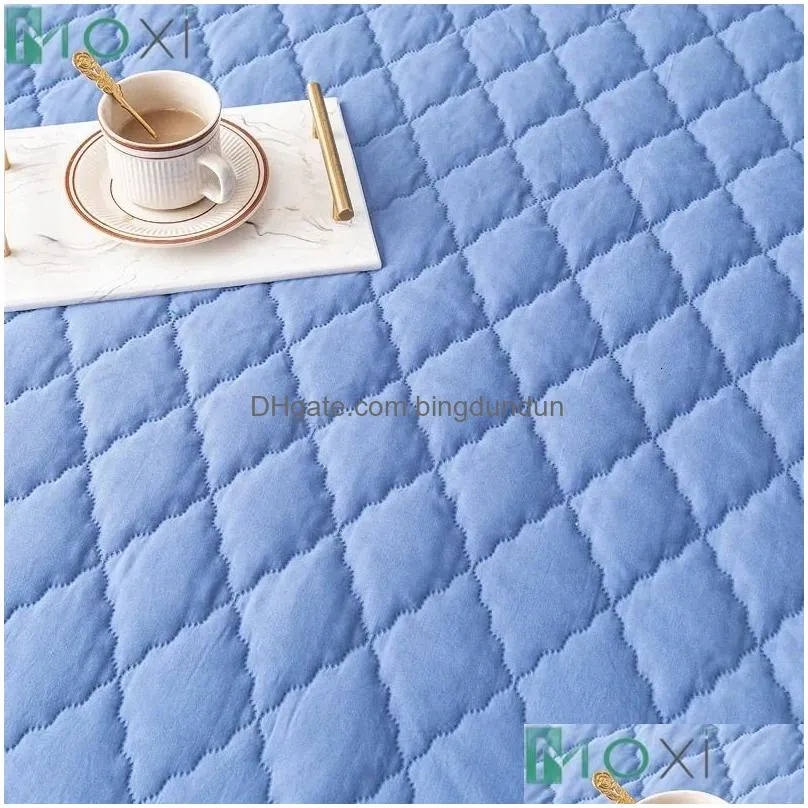 100% Waterproof Thicken Mattress Protector Cover Non-slip Fitted Bed Sheet Pad Bed Cover Single Double Bed Queen King Size 1Pc 240411