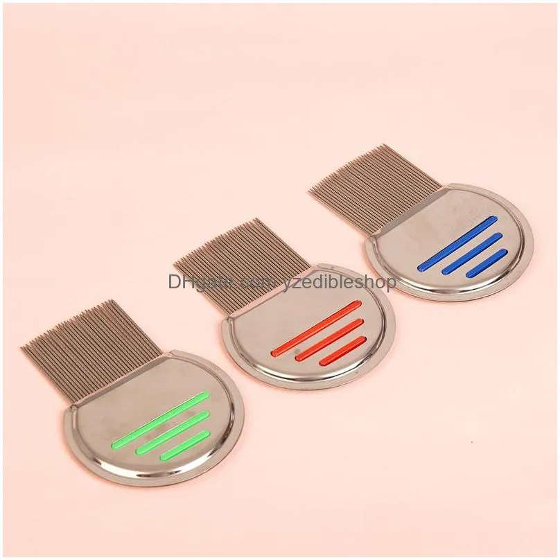 terminator dog grooming lice comb stainless steel louse effectively get rid for head lices treatment hair removes nits s