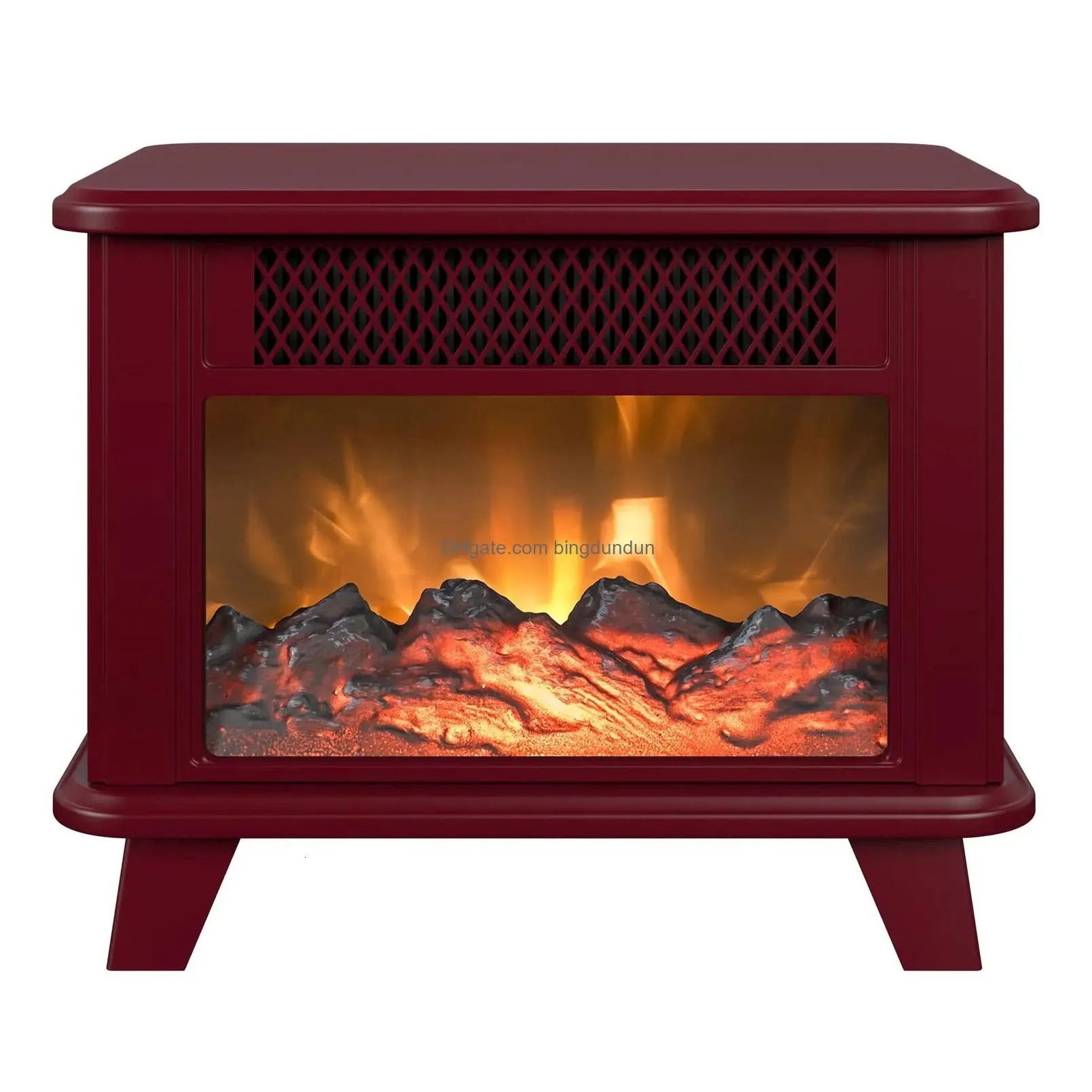 Other Garden Supplies Electric Fireplace Personal Space Heater Cinnamon | USA 231202