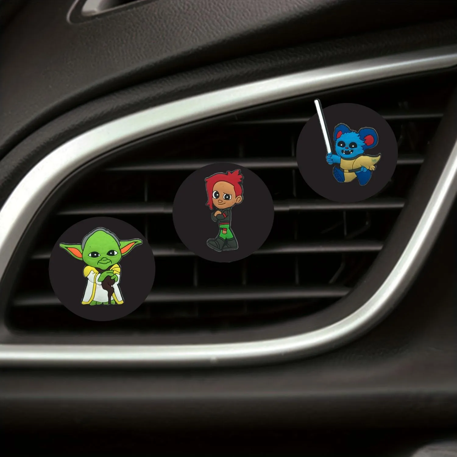 jedi youth cartoon car air vent clip decorative auto conditioner clips outlet perfume bulk freshener