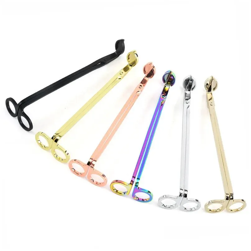 candle scissors hand tools elbow metal candles extinguisher aromatherapy wick trimmer household 6 colors