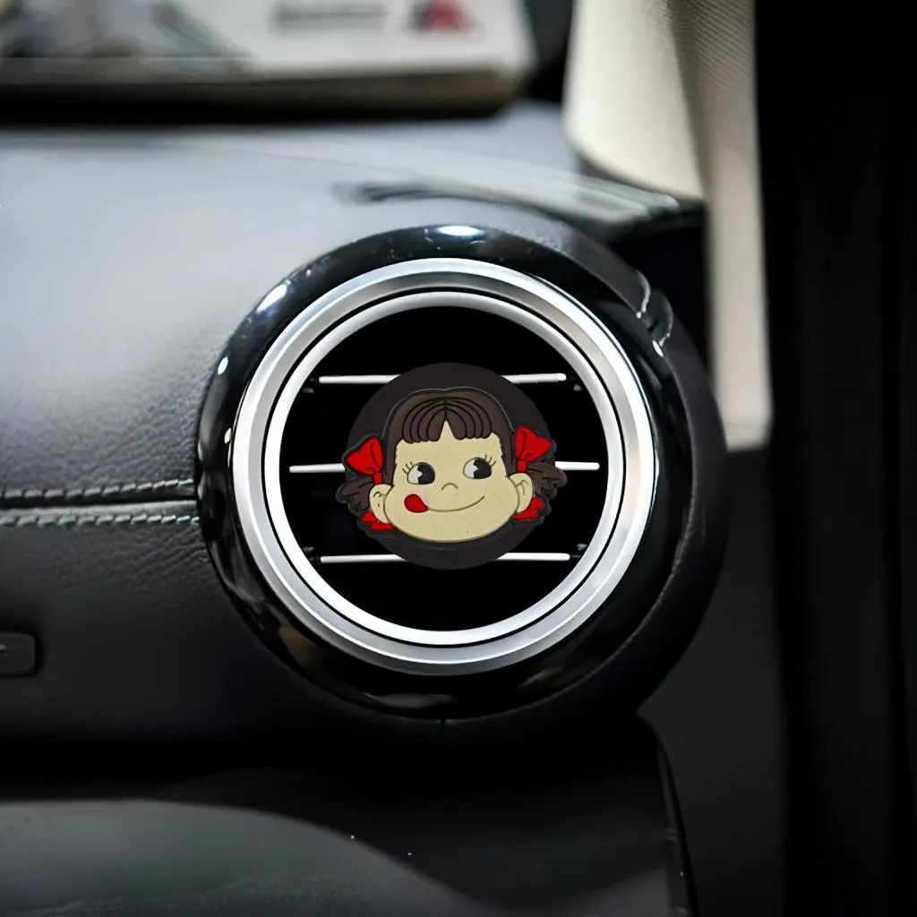 no two families cartoon car air vent clip outlet perfume auto conditioner clips for office home freshener