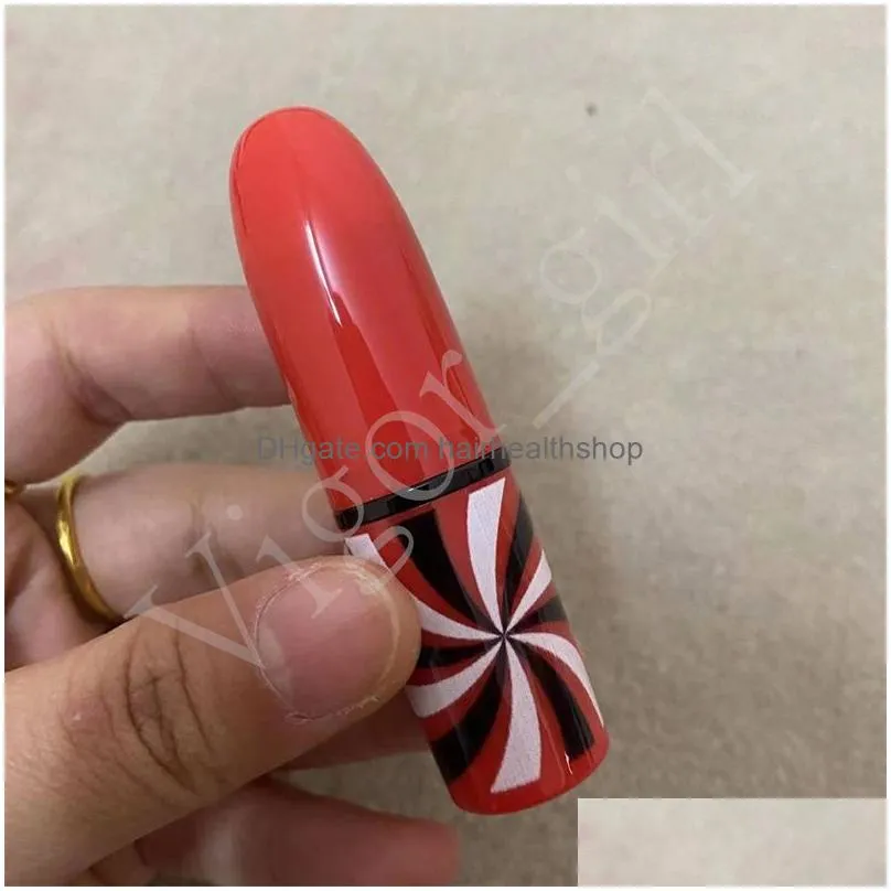 2022 Girl Beauty Cosmetics M Brand Christmas Lipstick Matte Lipsticks with Multi Color Long Lasting Waterproof High Quality3653024