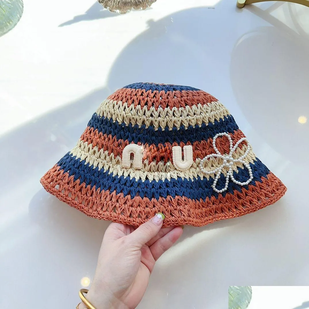 Designer Hook The Fisherman`s Hat Designer Colorful Bucket Hats For Women Beach Vication Breathable Caps