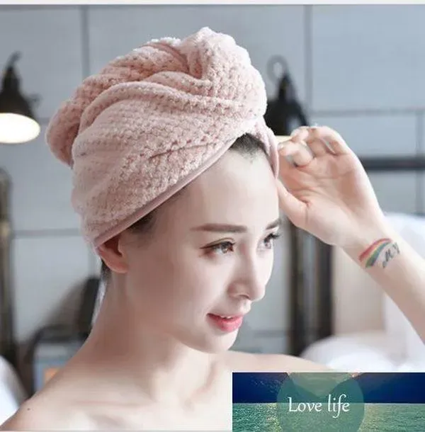 Microfibre Quick Dry Turban Cap Magic Hair Drying Towel Hat Wear Spa Sleepwear Sleeping Towel