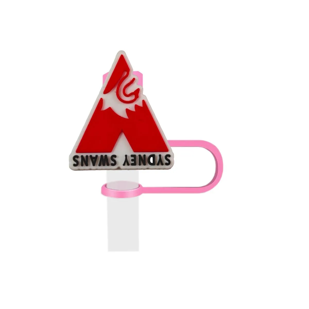 sports logo straw cover for  cups dust-proof caps 40 oz water bottles 10mm cap cup 30 silicone covers accessories