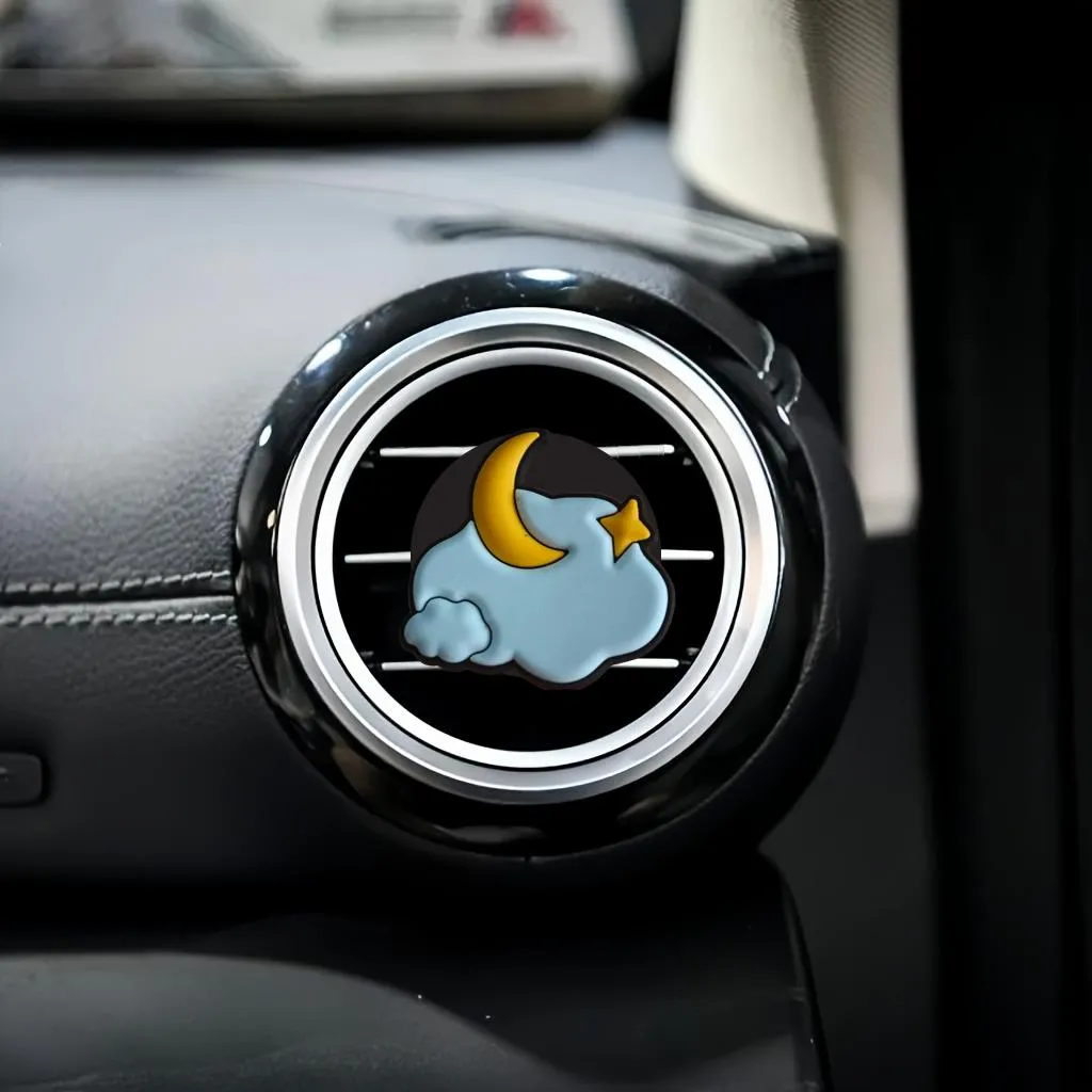 cloud cartoon car air vent clip clips auto conditioner outlet perfume freshener