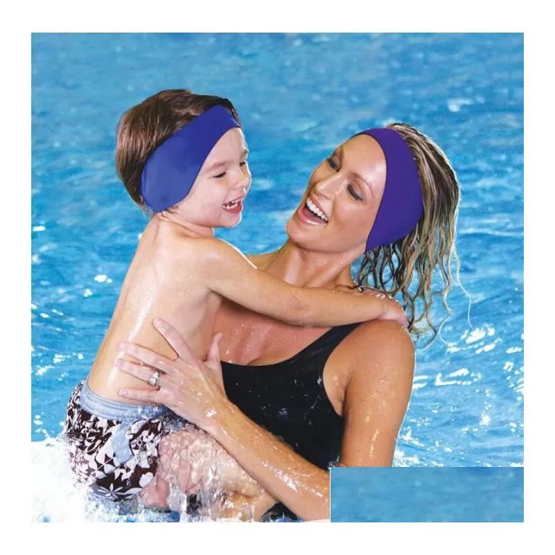 Yoga Sports Sweatband Non-slip Waterproof Baby Adults Sports Headband Belts Swimming Ear Protection Hair Band HOTSELL123