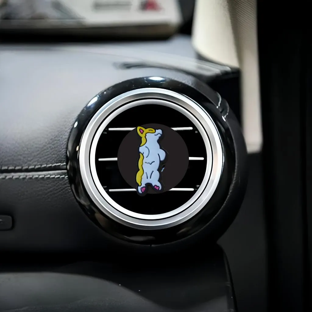 Other Home Decor Yellow Dog Cartoon Car Air Vent Clip Outlet Per Conditioner Clips For Office Decorative Freshener Conditioning Drop Otz5W