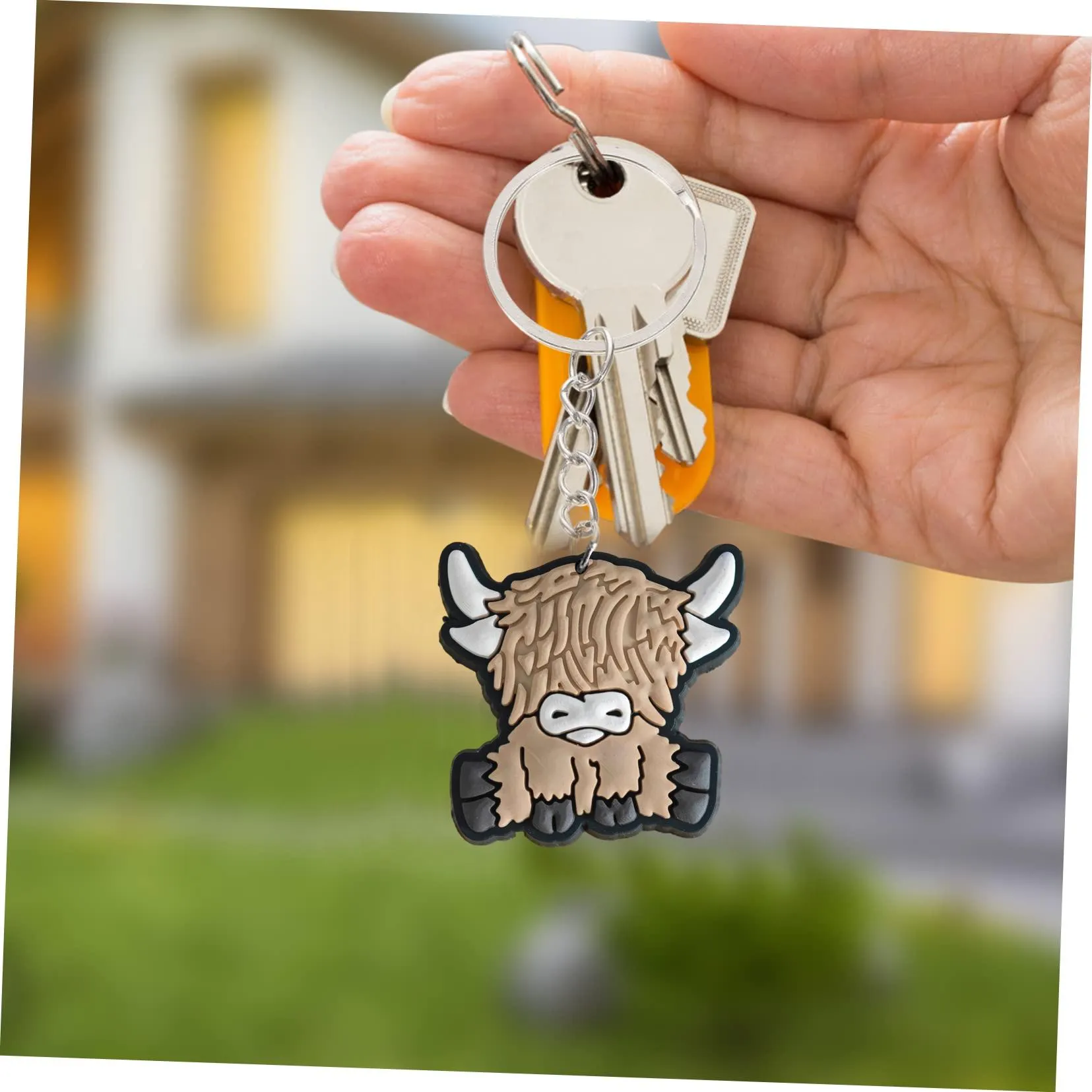 sheep keychain keychains for childrens party favors key chain gift keyring suitable schoolbag men tags goodie bag stuffer christmas gifts ring boys