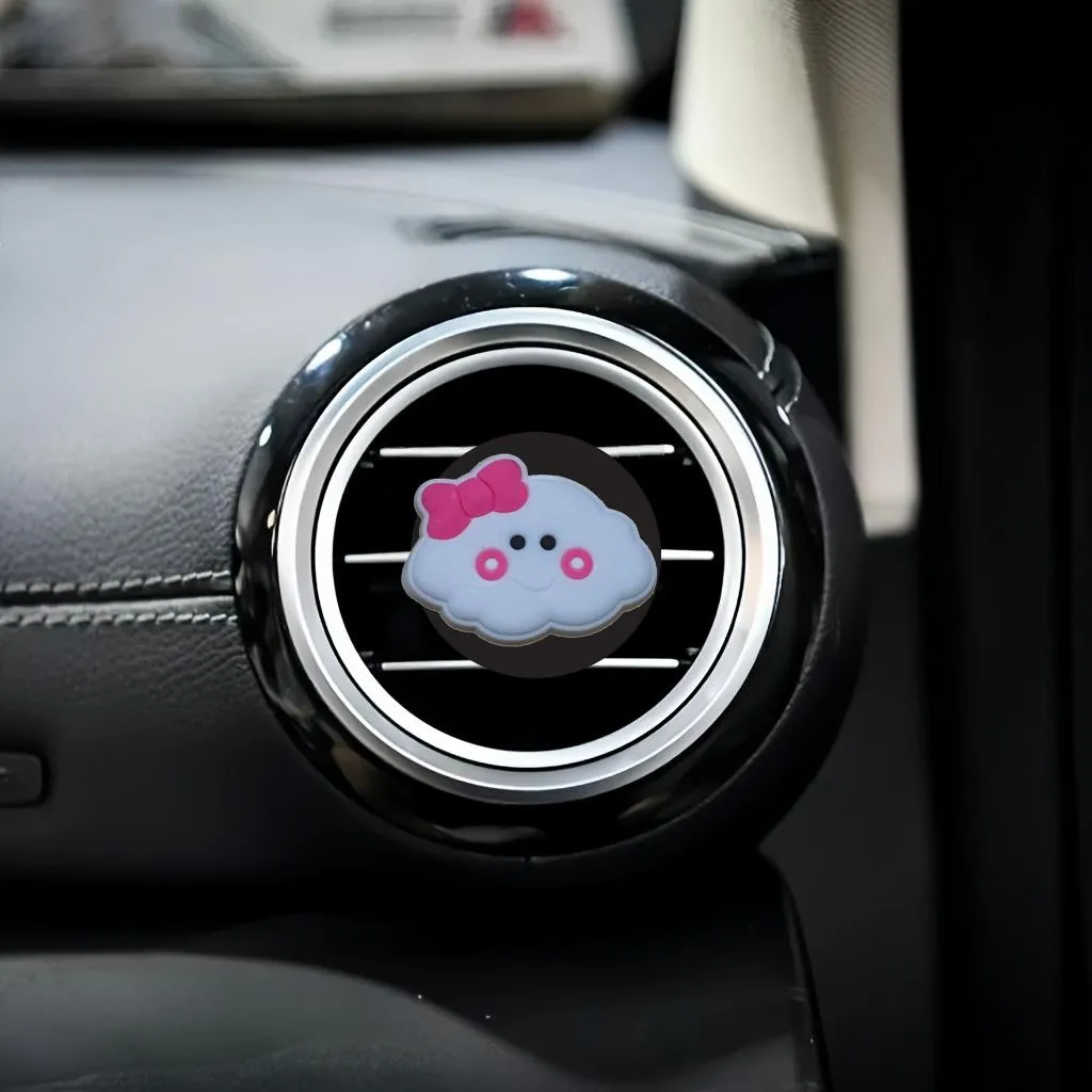 cloud cartoon car air vent clip clips auto conditioner outlet perfume freshener