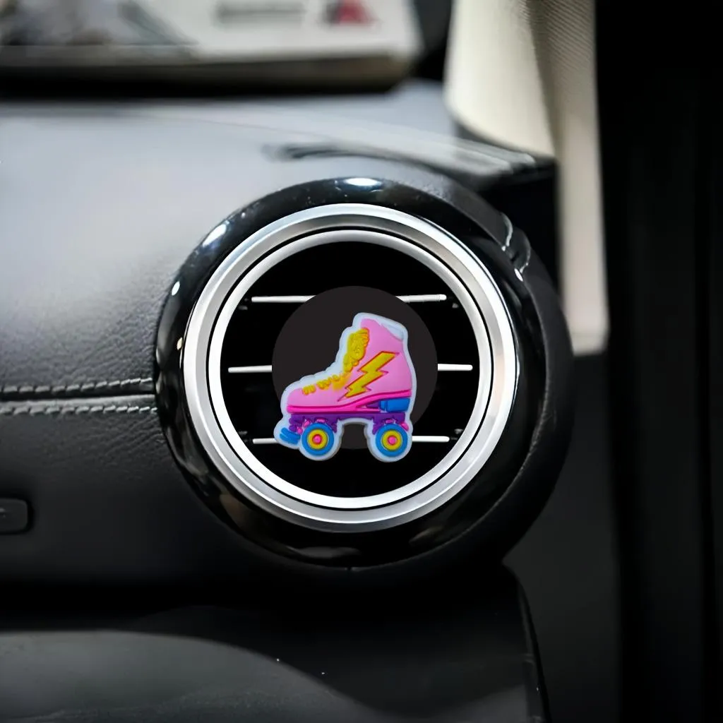 pink cartoon car air vent clip outlet perfume auto conditioner clips freshener