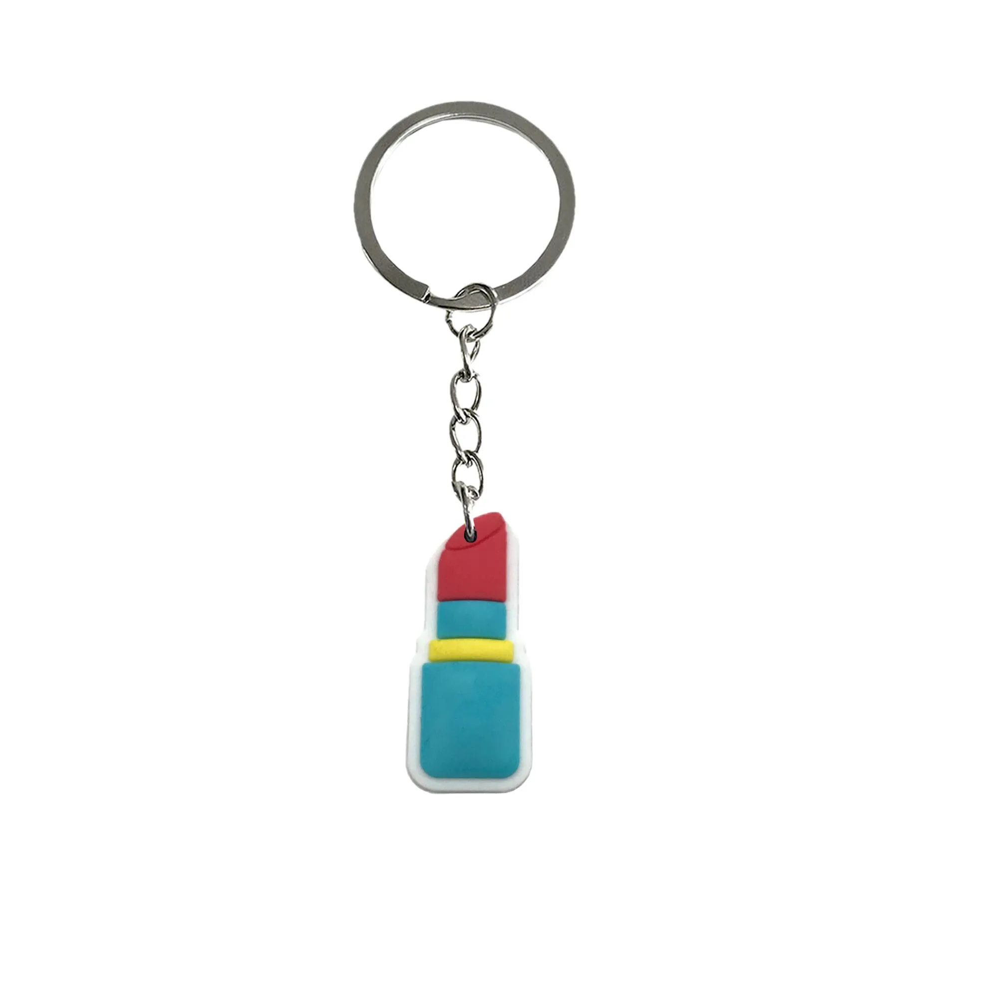 new cosmetics series keychain key chain for kid boy girl party favors gift keychains couple backpack chains women keyring suitable schoolbag car charms ring christmas fans shoulder bag pendant accessories charm