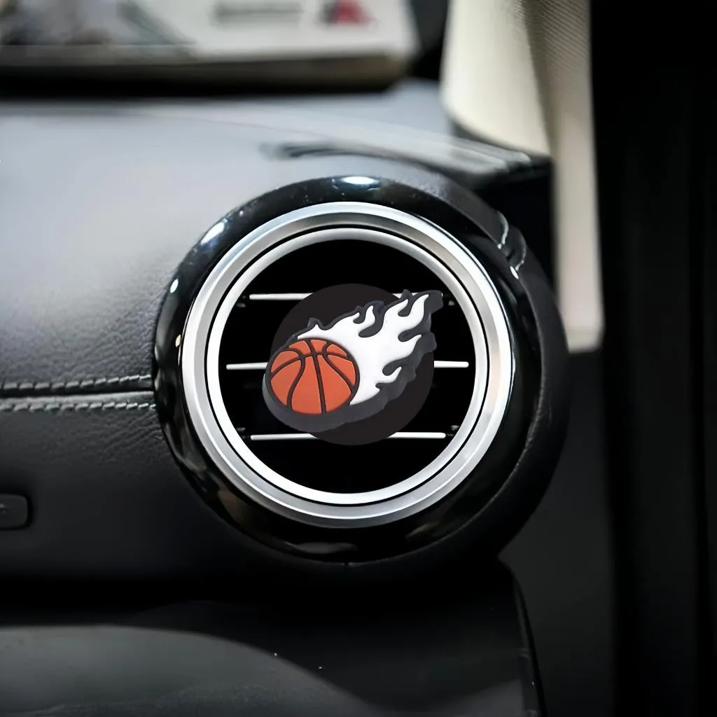 basketball park 10 cartoon car air vent clip auto outlet clips perfume conditioner for office home diffuser
