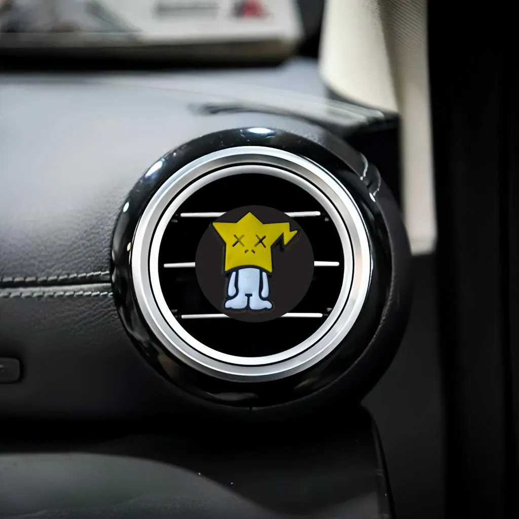 violent bear cartoon car air vent clip outlet perfume clips decorative freshener auto conditioner conditioning