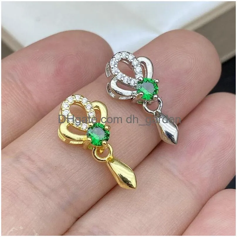 Jewelry Settings S925 Sier Pearl Pendant Mounts Necklace Accessories Diy Enamel Bat Drop Deliver Delivery Dhgarden Dhoae
